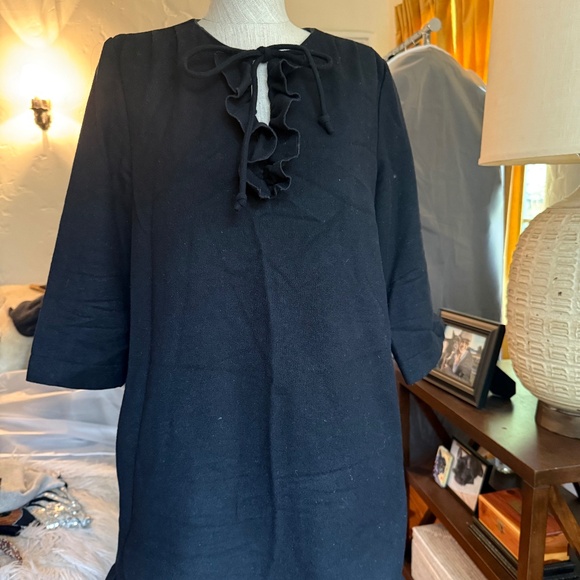 APC Wool Ruffle Shift - Picture 2 of 8